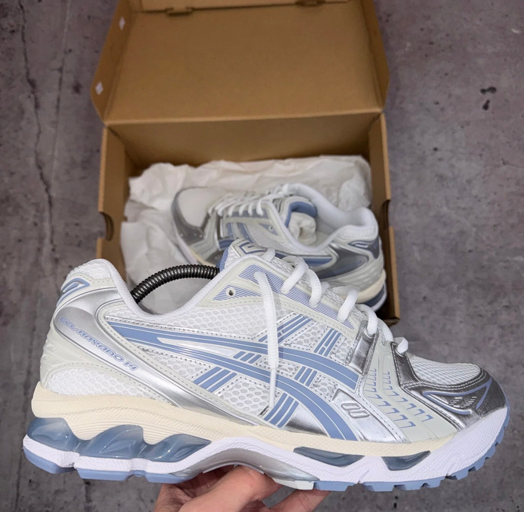 ASICS GEL-Kayano 14 - White Blue Silver