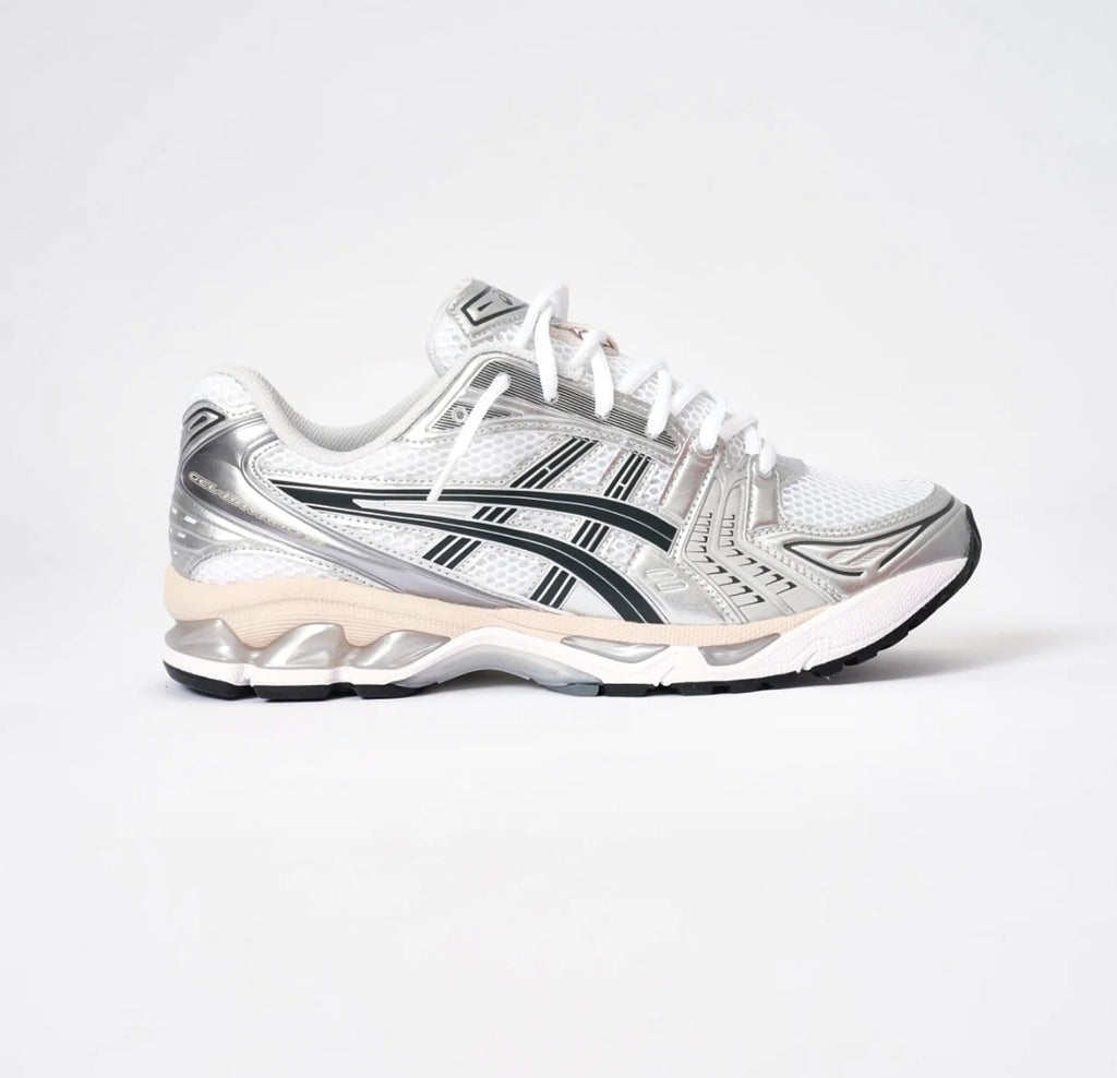 ASICS GEL-Kayano 14 - White Chrome Silver Black