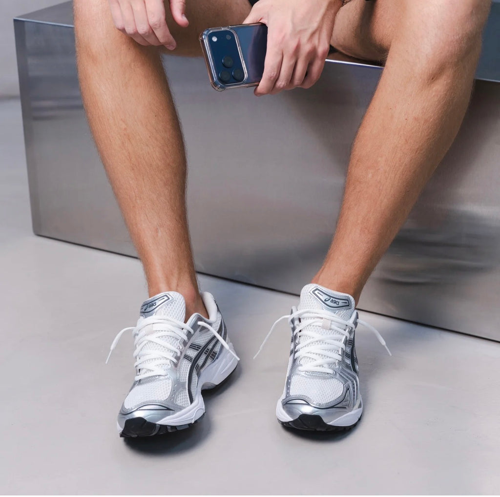 ASICS GEL-Kayano 14 - White Chrome Silver Black